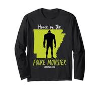 Casa Del Fouke Mostro Arkansas State Cryptid Maglia a Manica