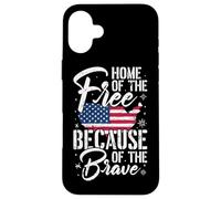 Casa del libero a causa dei coraggiosi Custodia per iPhone 16 Plus