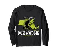 Casa Del Pukwudgie Massachusetts State Funny Cryptid Maglia a Manica
