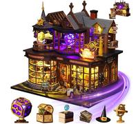 Casa del Tesoro Magico Puzzle 3D in Legno, Kit di Costruzione in Legno per Adulti da Costruire, Rompicapo Giochi Logica Potenziare creatività,Natale Ideale Regalo