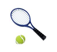 Casa delle Bambole alla moda Piccolo Sport Set 1 12 Scala Racchette Da Tennis E Portatile Accessorio di Moda Per Divertimento In Miniatura Realistico Dollhouses Decorazione