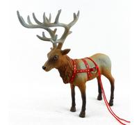 Casa Delle Bambole Babbo Natale Renna Rudolph Miniatura Natale Stalla Animale