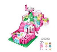 Casa delle bambole Castello,Gioco di simulazione di costruzione di giocattoli con | Mobili per casa delle bambole Dream, giocattoli rosa per ragazze, decorazioni natalizie per la casa, regalo p