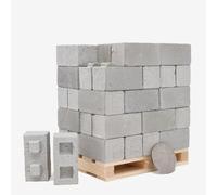 Casa Delle Bambole Construct-a-Block 50 Cemento Blocchi Su Pallet Costruzione