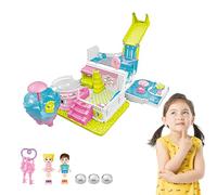 Casa delle bambole del castello, Set da gioco per bambini Principessa con magiche e giocattolo musicale con castello , Regalo per casetta da gioco per bambine di 3 anni e più, regalo di decorazioni na