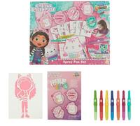 Gabby's Dollhouse - Sprühstift-Set - Malstifte für Kinder - Malset mit Buntstift
