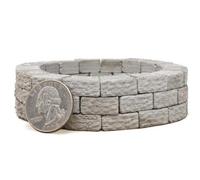 Casa Delle Bambole Firepit Pietre Cemento Blocchi Giardino Structure Costruzione
