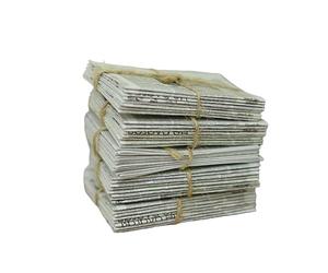 Casa delle bambole Giornali in miniatura 1 12 Scala Vintage Giornali Bundle Mini Stampabile Stack Carta Stack Casa di Bambola Accessori Portico Decor Scena Puntelli