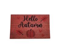 Casa delle bambole Hello Autumn zerbino zucca autunno segno moderno 1:12 stampato biglietto