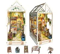 Casa delle bambole in legno 3D con luci a LED, angolo lettura ideale per librerie e lavoretti per adulti e adolescenti. Benvenuti nel nostro negozio!Tipologia e caratteristiche del prodotto: La librer