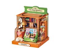 Casa delle bambole in miniatura The Muse Bookshop