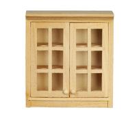 Casa Delle Bambole Legno Grezzo Doppio Muro Cabinet Display Unit Mobili Cucina 1