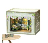 Casa delle bambole modello fai da te, casa delle bambole - idea di modellismo per casa in miniatura | Set realistico per casa delle bambole per la costruzione di case delle bambole