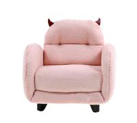 Casa delle bambole rosa mini divano carino creativo mini poltrona scala 1/12 casa delle bambole mobili accessori decorazione modello