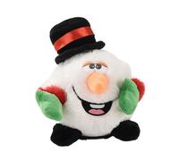 Casa delle bambole Santa Natale peluche bambole cantano canzoni inglesi Babbo Natale giocattoli per bambini sono belle case (bianco, 29 x 20 x 16 cm)