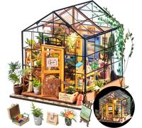 Casa Delle Bambole Serra, Stanza in Miniatura Fai Da Te Con Luce Led, Kit Di Cos