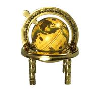 Casa Delle Bambole World Globe On Axis Inclinare Ottone Stand Scuola Studio Casa