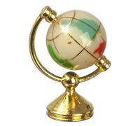 Casa Delle Bambole World Globe Rotante Terra su Base Scuola Ufficio Accessori