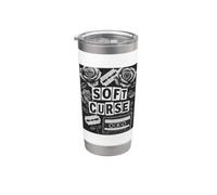 Casa delle streghe Soft Curse Roses Razorblade Bicchiere termico in acciaio inox doppia parete
