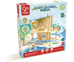 CASA DELLE TARTARUGHE ocean rescue playset HAPE green planet explorers E3419 età