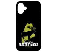 Casa Dello Spettro Alce Maine State American Cryptid Divertente Custodia per iPhone 16 Plus
