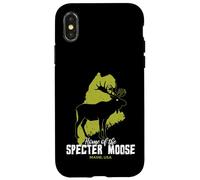 Casa Dello Spettro Alce Maine State American Cryptid Divertente Custodia per iPhone X/XS