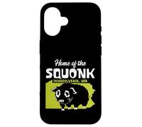 Casa Dello Squonk Pennsylvania State American Cryptid Divertente Custodia per iPhone 16