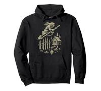 Casa di Baba Yaga Folklore slavo Russia fiaba Arte Felpa con Cappuccio
