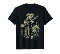 Casa di Baba Yaga Folklore slavo Russia fiaba Arte Maglietta