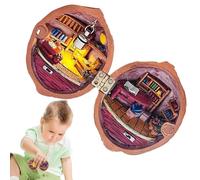 Casa Di Bambole In Miniatura Noyer - Collezione In Miniatura Miriature | Ornamento Di Scena Elegante, Decorazione In Miniatura Ispirata Alla Natura E Al Mondo Di, Questa adorabile decorazione