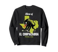Casa Di El Chupacabra Texas State America Cryptid Felpa