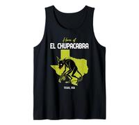 Casa Di El Chupacabra Texas State America Mostro Cryptid Canotta
