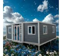 Casa di lusso prefabbricata portatile con 2 camere da letto Design modulare per piccoli spazi Ristorante Ufficio Centro commerciale Negozio Uffici Negozi Resort soggiorno temporaneo Glamping Resort