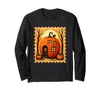 Casa di zucca Halloween Scenic Magic Maglia a Manica