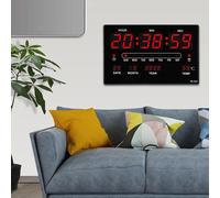 Casa Digitale LED di Allarme Muro Scrivania Orologio di Visualizzazione del