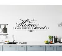 Casa È Dove il Cuore È Vinile Decalcomania Cucina Citazione Frase 007