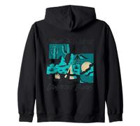 Casa è Dove Il falò brucia Avventura all'aperto Felpa con Cappuccio