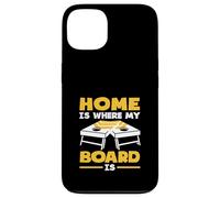 Casa è dove il mio consiglio è amante del cornhole Custodia per iPhone 13