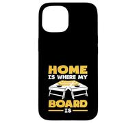 Casa è dove il mio consiglio è amante del cornhole Custodia per iPhone 15
