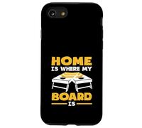 Casa è dove il mio consiglio è amante del cornhole Custodia per iPhone SE (2020) / 7 / 8