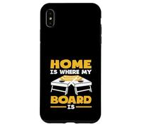 Casa è dove il mio consiglio è amante del cornhole Custodia per iPhone XS Max