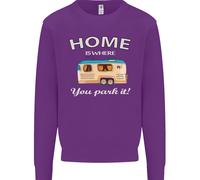 Casa È Dove Parcheggi Il Tuo Caravan Maglione Divertente Per Bambini