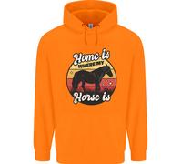 Casa È Dove Si Trova Il Mio Cavallo Felice Felpa Per Bambini