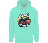 Casa È Dove Si Trova Il Mio Cavallo Felice Felpa Per Bambini