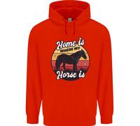 Casa È Dove Si Trova Il Mio Cavallo Felice Felpa Per Bambini