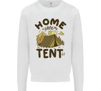 Casa È Dove Si Trova La Mia Tenda Maglione Divertente Per Bambini
