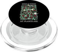 Casa è dove sono le mie piante Skull Flower Skeleton Gardener PopSockets PopGrip per MagSafe