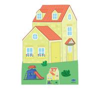 Casa E Giardino Di Peppa Pig Con Scivolo Cartonato Con Mini Standee Gratuito