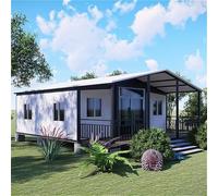 Casa ecologica del contenitore, piccola casa prefabbricata con materiali sostenibili ideale per gli adulti a vivere, ideale per la vita verde e le configurazioni fuori rete con caratteristiche di
