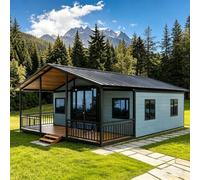 Casa espandibile pieghevole pronta a vivere modulare del contenitore della | Piccola casa prefabbricata di lusso per adulti con interni eleganti per resort, cortile o soggiorno familiare con bagno